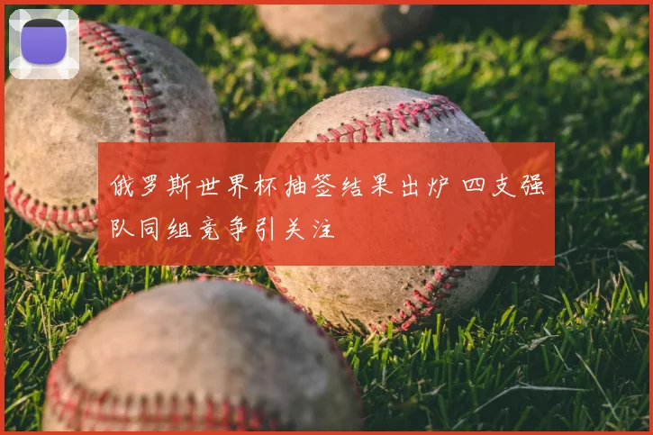 俄罗斯世界杯抽签结果出炉 四支强队同组竞争引关注